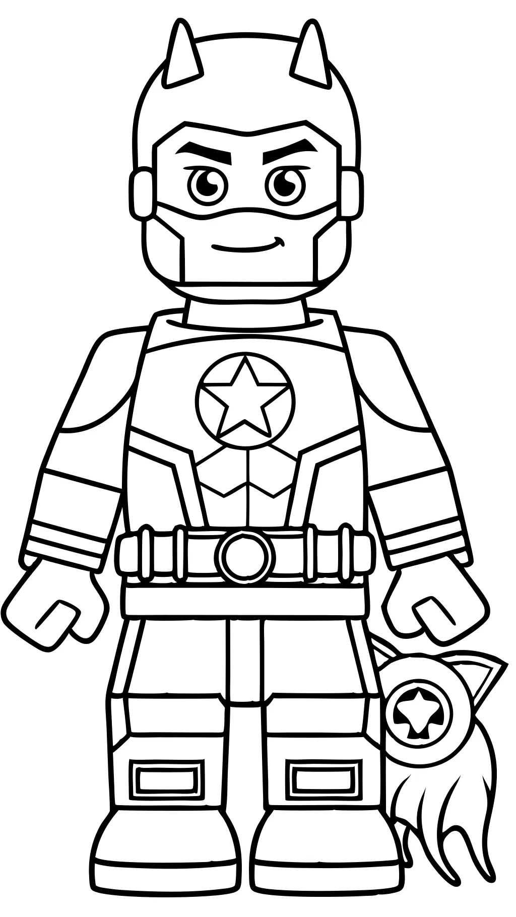 coloriages de super héros lego